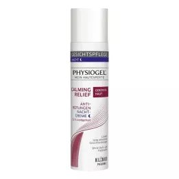 PHYSIOGEL Upokojujúci nočný krém proti začervenaniu, 40 ml