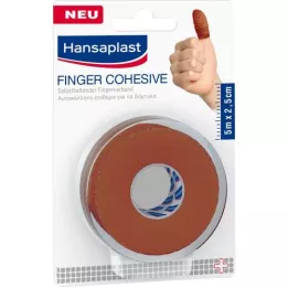 HANSAPLAST Prstový konektor samolepiaci 2,5 cmx5 m koža, 1 ks
