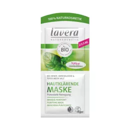 LAVERA mätová maska na rozjasnenie pleti, 2X5 ml
