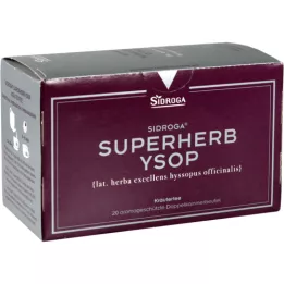 SIDROGA Filtračné vrecko z yzopu Superherb, 30 g