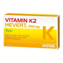 VITAMIN K2 HEVERT 100 μg kapsuly, 60 ks