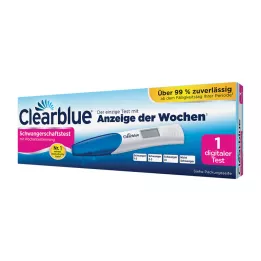 CLEARBLUE Tehotenský test s určením týždňa, 1 ks