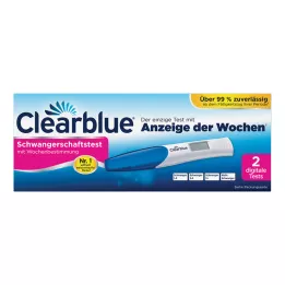 CLEARBLUE Tehotenský test s určením týždňa, 2 ks