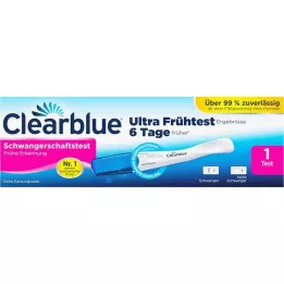 CLEARBLUE Tehotenský test včasné zistenie, 1 ks