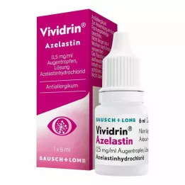 VIVIDRIN Azelastín 0,5 mg/ml očná instilácia, 6 ml