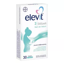ELEVIT 3 mäkké kapsuly na dojčenie, 30 ks