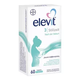 ELEVIT 3 mäkké kapsuly na dojčenie, 60 ks
