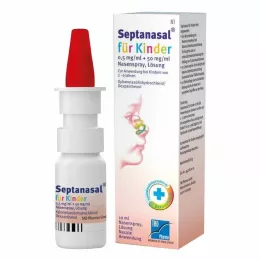 SEPTANASAL pre deti 0,5 mg/ml + 50 mg/ml nosový čapík, 10 ml