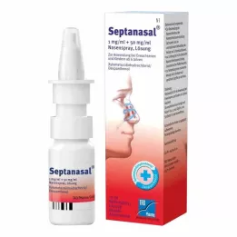 SEPTANASAL 1 mg/ml + 50 mg/ml nosový sprej, 10 ml