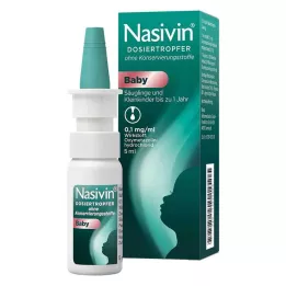 NASIVIN Dávkovacie kvapkadlo bez Kons.Baby, 5 ml