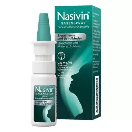 NASIVIN Nosový sprej bez spotrebného materiálu pre dospelých a školákov, 10 ml