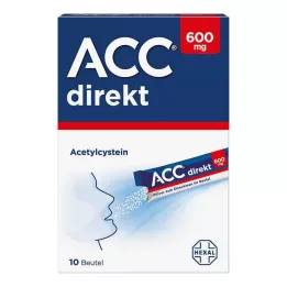 ACC priamy 600 mg prášok na perorálne použitie vo vrecúšku, 10 ks