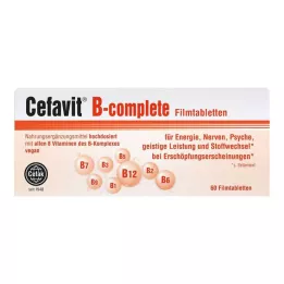 CEFAVIT B-kompletné filmom obalené tablety, 60 ks