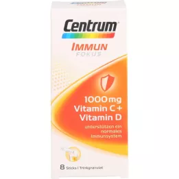 CENTRUM Focus Immune 1000 mg Vitamín C+D tyčinky, 8 ks
