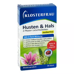 KLOSTERFRAU Kašeľ &amp; Pastilky do krku, 20 ks