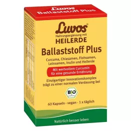 LUVOS Kapsuly s liečivým ílom Organic Fiber Plus, 60 ks