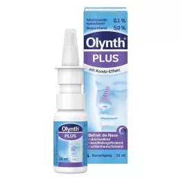 OLYNTH Plus 0,1 %/5 % pre dospelých nosový sprej O.K., 10 ml