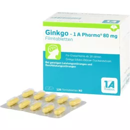 GINKGO-1A Pharma 80 mg filmom obalené tablety, 120 ks