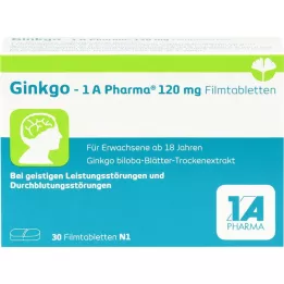 GINKGO-1A Pharma 120 mg filmom obalené tablety, 30 ks