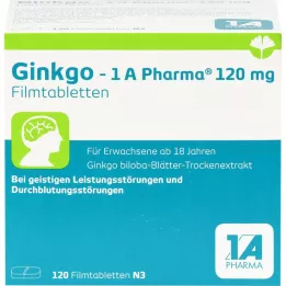 GINKGO-1A Pharma 120 mg filmom obalené tablety, 120 ks