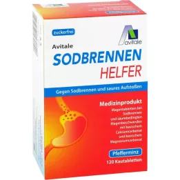 SODBRENNEN Helfer žuvacie tablety, 120 ks