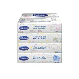 BÜBCHEN Vlhčené obrúsky Sensitive, 4X52 ks