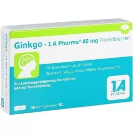 GINKGO-1A Pharma 40 mg filmom obalené tablety, 30 ks
