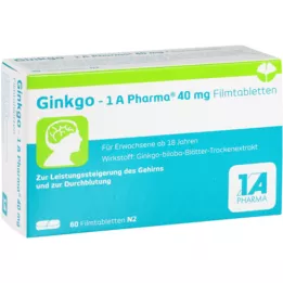 GINKGO-1A Pharma 40 mg filmom obalené tablety, 60 ks