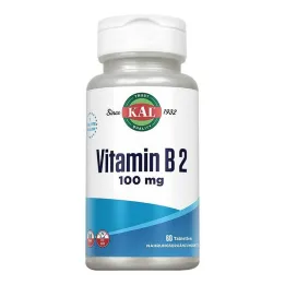Vitamín B2 Riboflavín 100 mg tablety, 60 ks