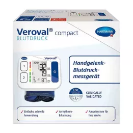 VEROVAL kompaktný tlakomer na zápästie, 1 ks