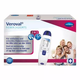 VEROVAL Infračervený klinický teplomer 2v1, 1 ks