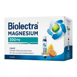 BIOLECTRA Horčík 300 mg Kvapalina, 14 ks