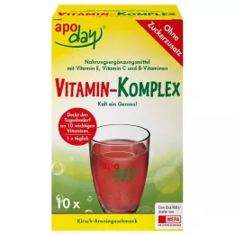 APODAY Vitamínový komplex čerešňa-arónia bez cukru plv., 10X5 g
