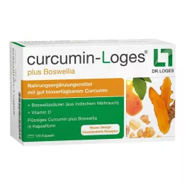 CURCUMIN-LOGES plus kapsuly Boswellia, 120 ks