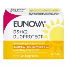 EUNOVA DuoProtect D3+K2 4000 IU/80 μg kapsuly, 30 ks