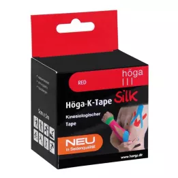 HÖGA-K-TAPE Hodváb 5 cmx5 m l.fr.červený kinesiol.Tape, 1 ks