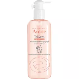 AVENE TriXera Nutrition bohatý čistiaci gél, 400 ml
