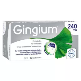 GINGIUM 240 mg filmom obalené tablety, 80 ks