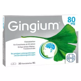 GINGIUM 80 mg filmom obalené tablety, 30 ks