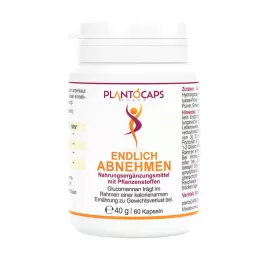 PLANTOCAPS Kapsule na konečne chudnutie, 60 ks
