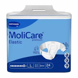 MOLICARE Prémiové elastické nohavičky 9 kvapiek veľkosť L, 24 ks