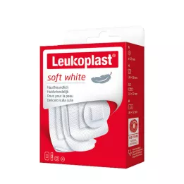 LEUKOPLAST mäkká biela Str.19x72/H.25/38x72/38x38mm, 30 ks