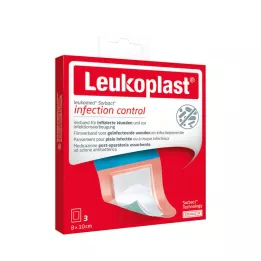LEUKOPLAST Leukomed Sorbact sterilný 8x10 cm, 3 ks