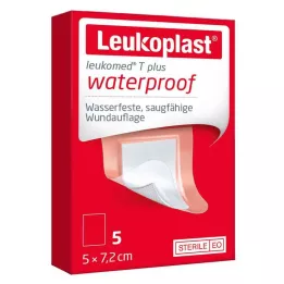 LEUKOPLAST Leukomed T Plus sterilný 5x7,2 cm, 5 ks