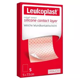 LEUKOPLAST Cuticell Contact sterilný 5x7,5 cm, 5 ks