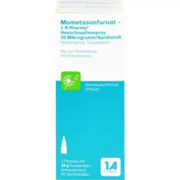 MOMETASONFUROAT-1A Ph. Sprej na sennú nádchu 50 μg/sp. shot, 10 g