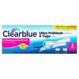 CLEARBLUE Skorá detekcia tehotenského testu, 2 ks