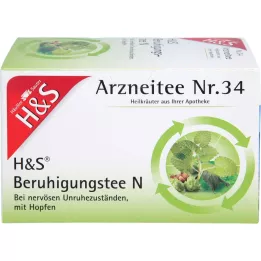 H&amp;S Upokojujúci čaj N filtračné vrecká, 20X2 g
