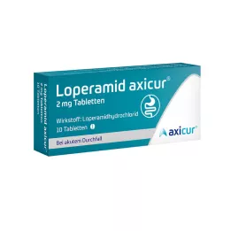 LOPERAMID axicur 2 mg tablety, 10 ks