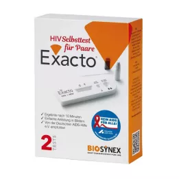 EXACTO HIV Autotest pre páry, 1 ks